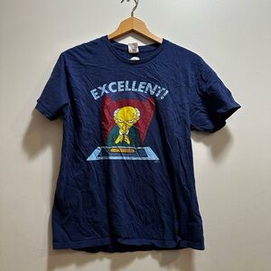 Simpsons Mr Burns Excellent Men's Medium Blue T Shirt